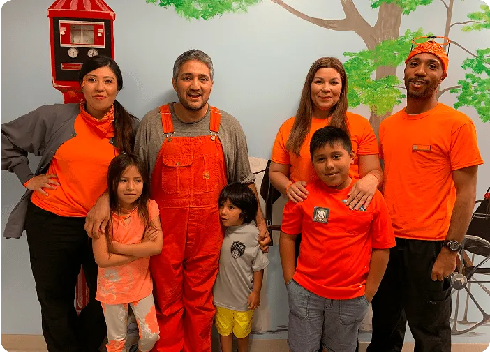 Family at Dental Care Kids community event