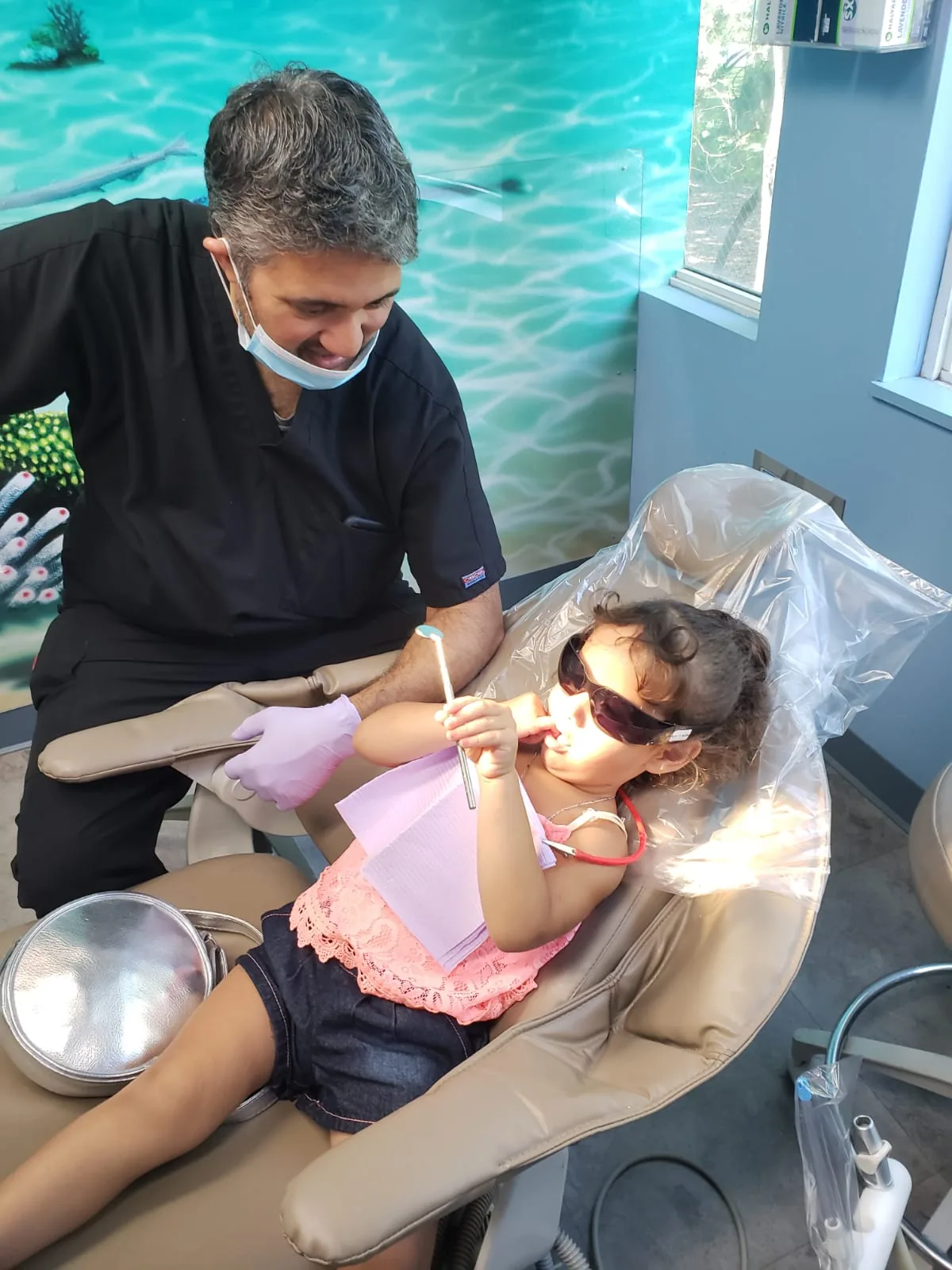 Preventive pediatric dental cleaning